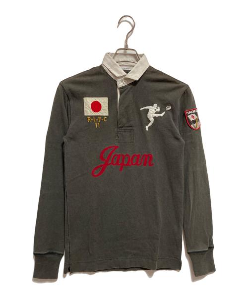 Rugby Ralph Lauren（ラグビーラルフローレン）Rugby Ralph Lauren (ラグビーラルフローレン) ラガーシャツ グレー サイズ:XSの古着・服飾アイテム