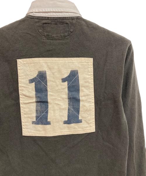 Rugby Ralph Lauren（ラグビーラルフローレン）Rugby Ralph Lauren (ラグビーラルフローレン) ラガーシャツ グレー サイズ:XSの古着・服飾アイテム