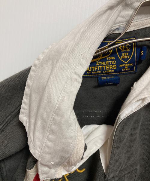 Rugby Ralph Lauren（ラグビーラルフローレン）Rugby Ralph Lauren (ラグビーラルフローレン) ラガーシャツ グレー サイズ:XSの古着・服飾アイテム