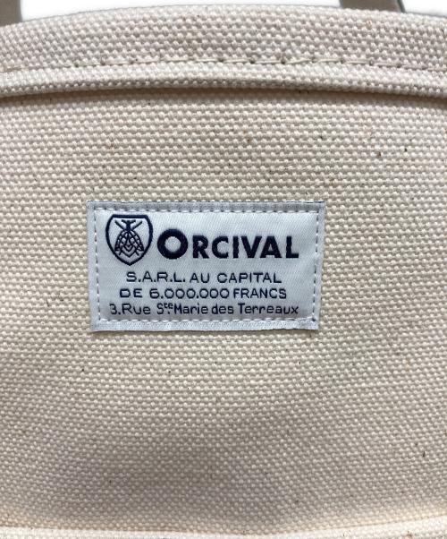 ORCIVAL（オーシバル）ORCIVAL (オーシバル) トートバッグ アイボリー×グリーン 未使用品の古着・服飾アイテム