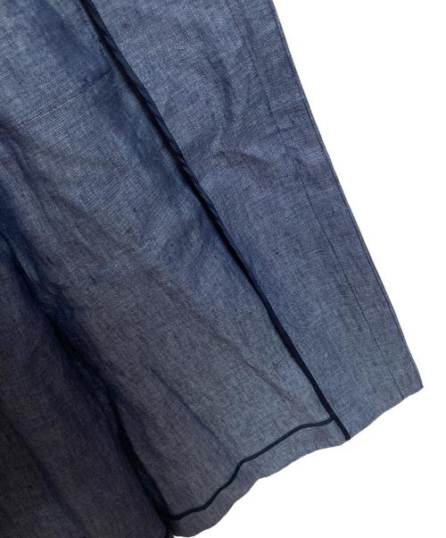ebure（エブール）EBURE (エブール) リネンブレンドノースリーブワンピース ネイビー サイズ:38の古着・服飾アイテム