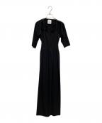 THINGS THAT MATTERシングスザットマター）の古着「CAMISOLE JERSEY LONG DRESS」｜ブラック