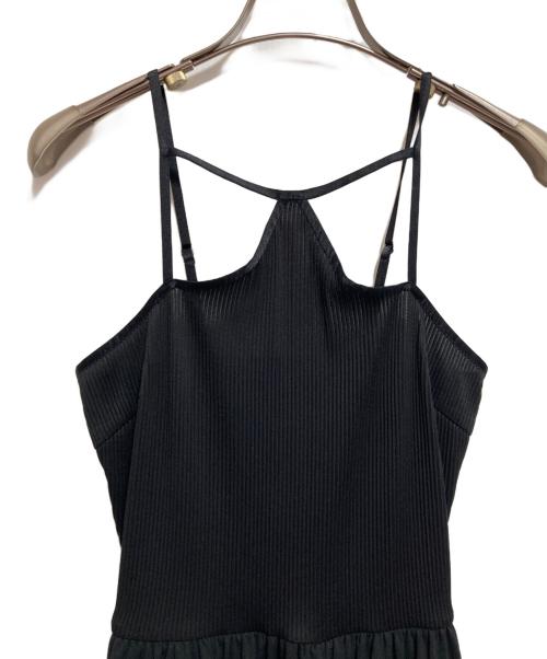 THINGS THAT MATTER（シングスザットマター）THINGS THAT MATTER (シングスザットマター) CAMISOLE JERSEY LONG DRESS ブラック サイズ:FREEの古着・服飾アイテム