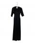 THINGS THAT MATTER（シングスザットマター）の古着「CAMISOLE JERSEY LONG DRESS」｜ブラック