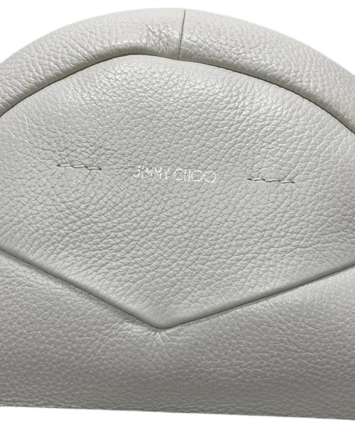 JIMMY CHOO（ジミーチュウ）JIMMY CHOO (ジミーチュウ) キャシー バックパック ミニリュック ホワイトの古着・服飾アイテム