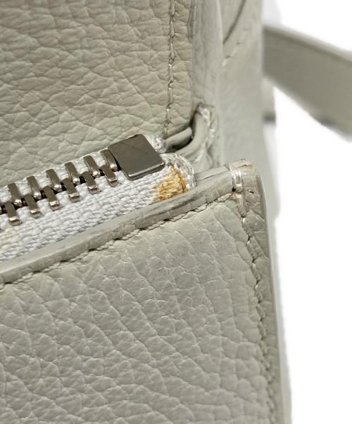 JIMMY CHOO（ジミーチュウ）JIMMY CHOO (ジミーチュウ) キャシー バックパック ミニリュック ホワイトの古着・服飾アイテム
