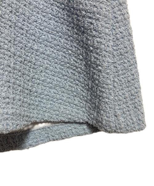 BALLSEY（ボールジィ）BALLSEY (ボールジィ) ソフトシャイニーブークレー Aラインプルオーバー ブルー サイズ:Sの古着・服飾アイテム