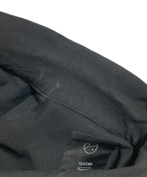 teatora（テアトラ）TEATORA (テアトラ) CARTRIDGE POLO SHIRT SM ブラックの古着・服飾アイテム
