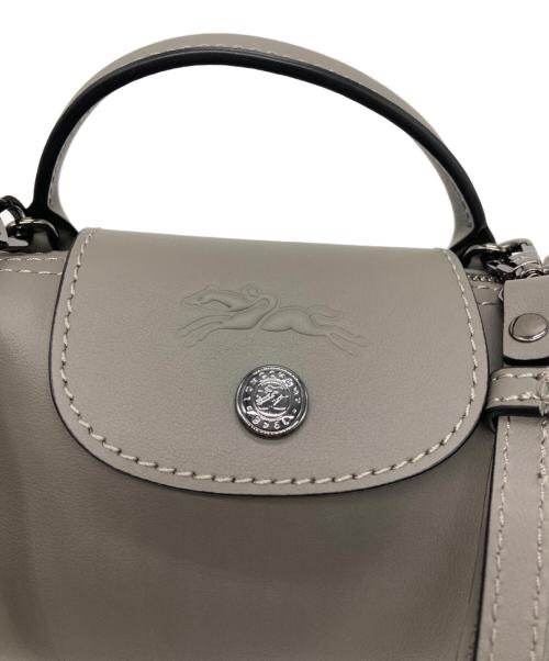 LONGCHAMP（ロンシャン）LONGCHAMP (ロンシャン) ル プリアージュ エクストラ XS ポーチ グレーの古着・服飾アイテム