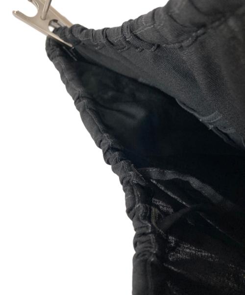 BLURHMS（ブラームス）blurhms (ブラームス) Wool Voile Side Seamless Slacks ブラック サイズ:3の古着・服飾アイテム