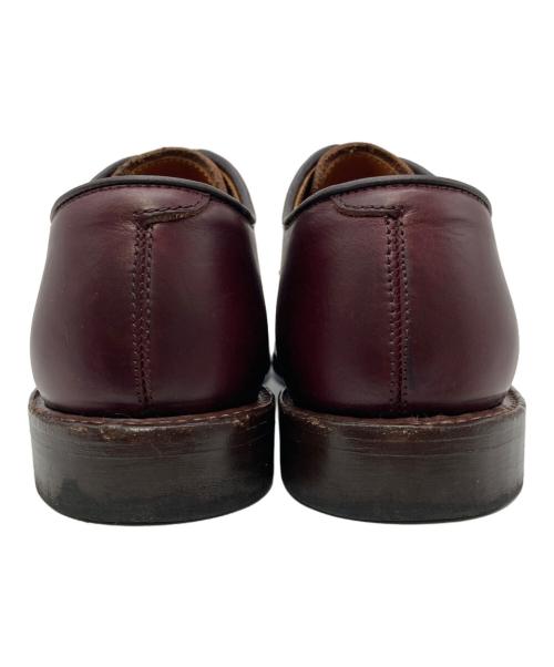 WHEEL ROBE（ウィールローブ）WHEEL ROBE (ウィールローブ) PLAIN TOE DERBY バーガンディー サイズ: 7 1/2Dの古着・服飾アイテム