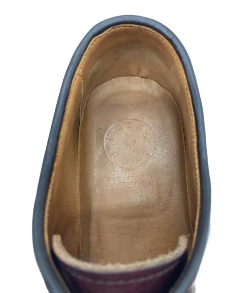 WHEEL ROBE（ウィールローブ）WHEEL ROBE (ウィールローブ) PLAIN TOE DERBY バーガンディー サイズ: 7 1/2Dの古着・服飾アイテム