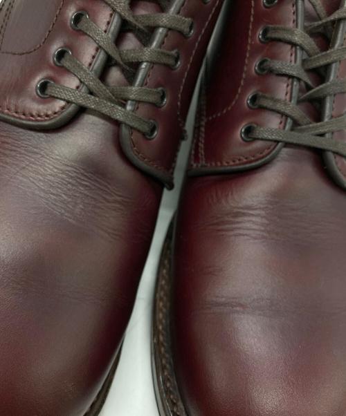 WHEEL ROBE（ウィールローブ）WHEEL ROBE (ウィールローブ) PLAIN TOE DERBY バーガンディー サイズ: 7 1/2Dの古着・服飾アイテム