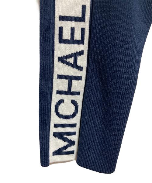 MICHAEL KORS（マイケルコース）MICHAEL KORS (マイケルコース) 長袖ポロネックワンピース ネイビー サイズ:Sの古着・服飾アイテム