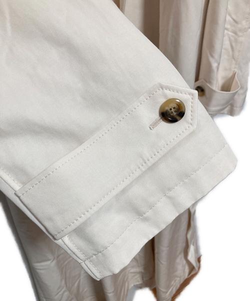 Spick and Span（スピック＆スパン）Spick and Span (スピック＆スパン) C/Cu ノーカラートレンチコート アイボリー サイズ:M（38）の古着・服飾アイテム