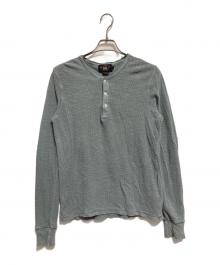 RRL（ダブルアールエル）の古着「ヘンリーネックサーマルカットソー」｜グレー