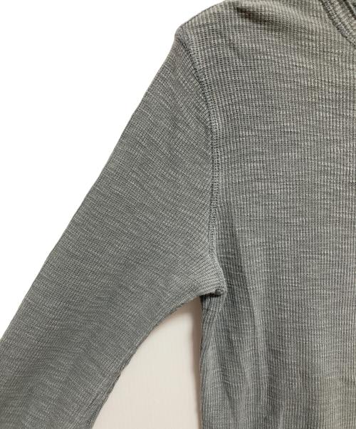 RRL（ダブルアールエル）RRL (ダブルアールエル) ヘンリーネックサーマルカットソー グレー サイズ:Sの古着・服飾アイテム