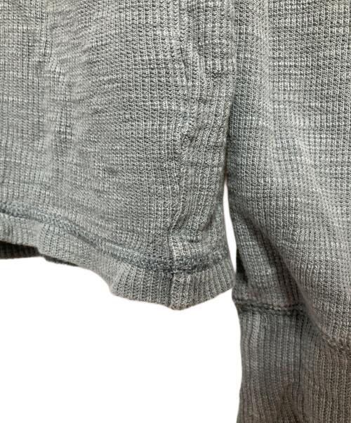 RRL（ダブルアールエル）RRL (ダブルアールエル) ヘンリーネックサーマルカットソー グレー サイズ:Sの古着・服飾アイテム