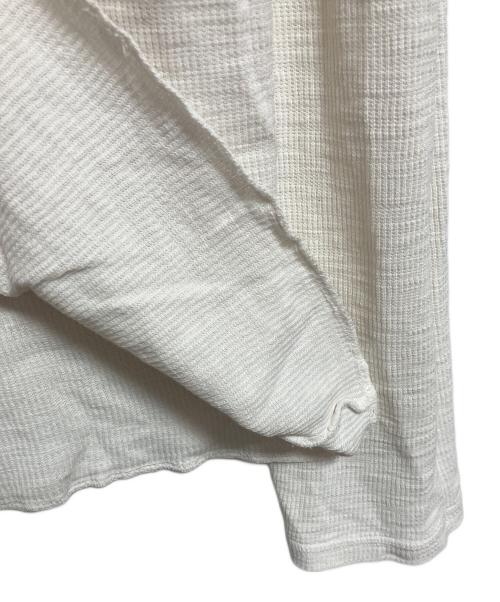 RRL（ダブルアールエル）RRL (ダブルアールエル) ヘンリーネックサーマルカットソー アイボリー サイズ:Mの古着・服飾アイテム