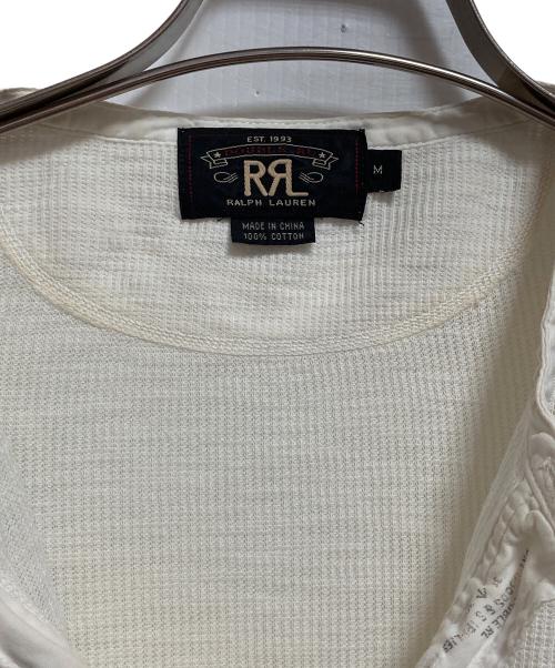 RRL（ダブルアールエル）RRL (ダブルアールエル) ヘンリーネックサーマルカットソー アイボリー サイズ:Mの古着・服飾アイテム