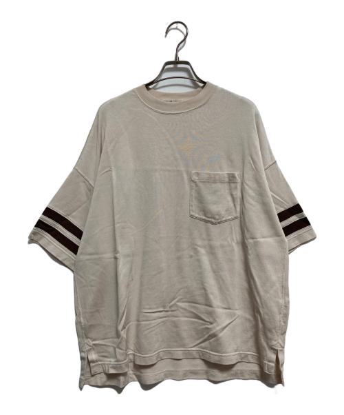 REMI RELIEF（レミレリーフ）REMI RELIEF (レミレリーフ) CONFORM TEE ベージュ サイズ:Sの古着・服飾アイテム