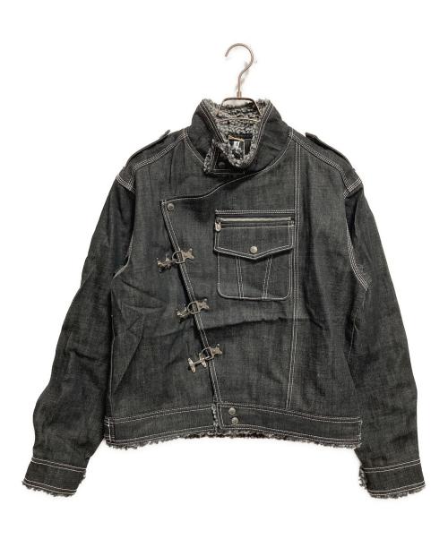 HAS2SONS（ハズツーソンズ）HAS2SONS (ハズツーソンズ) ボクシージャケット ブラック サイズ:M 未使用品の古着・服飾アイテム