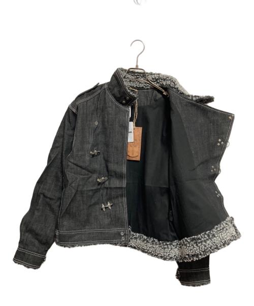 HAS2SONS（ハズツーソンズ）HAS2SONS (ハズツーソンズ) ボクシージャケット ブラック サイズ:M 未使用品の古着・服飾アイテム