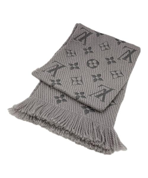 LOUIS VUITTON（ルイ ヴィトン）LOUIS VUITTON (ルイ ヴィトン) エシャルプ・ロゴマニア グレーの古着・服飾アイテム