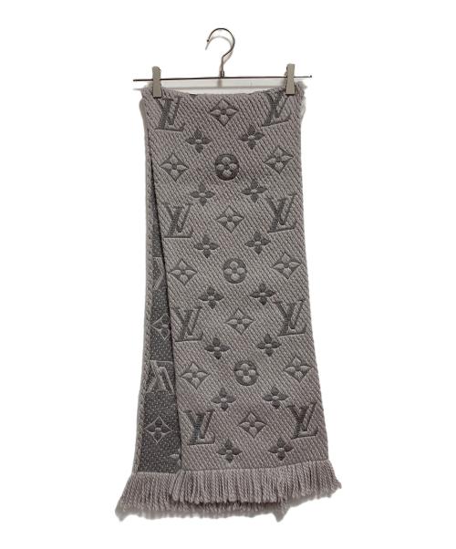 LOUIS VUITTON（ルイ ヴィトン）LOUIS VUITTON (ルイ ヴィトン) エシャルプ・ロゴマニア グレーの古着・服飾アイテム