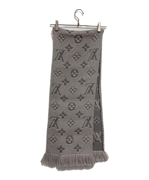 LOUIS VUITTON（ルイ ヴィトン）LOUIS VUITTON (ルイ ヴィトン) エシャルプ・ロゴマニア グレーの古着・服飾アイテム