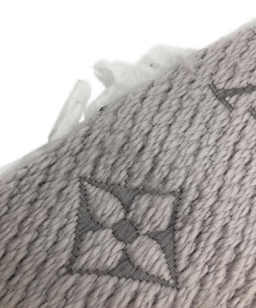 LOUIS VUITTON（ルイ ヴィトン）LOUIS VUITTON (ルイ ヴィトン) エシャルプ・ロゴマニア グレーの古着・服飾アイテム