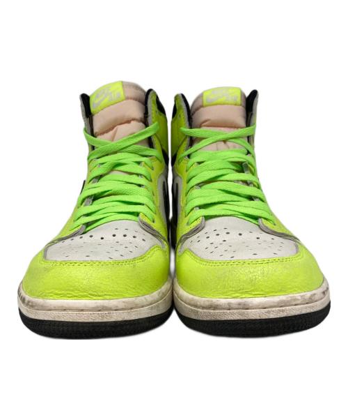 NIKE（ナイキ）NIKE (ナイキ) AIR JORDAN 1 RETRO HIGH OG ホワイト×グリーン サイズ:30cmの古着・服飾アイテム