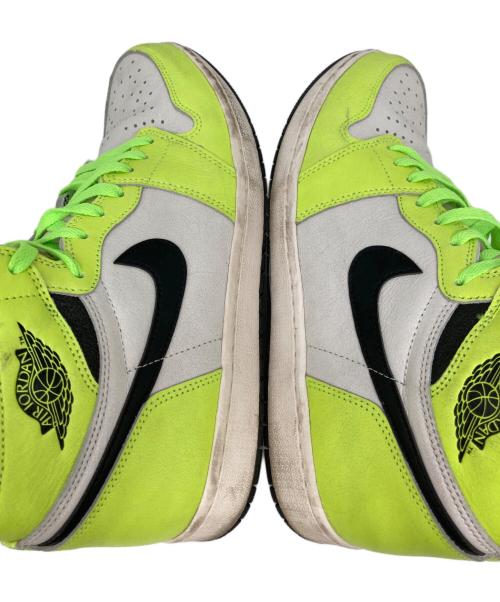 NIKE（ナイキ）NIKE (ナイキ) AIR JORDAN 1 RETRO HIGH OG ホワイト×グリーン サイズ:30cmの古着・服飾アイテム