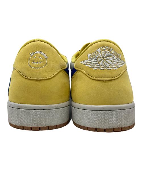 NIKE（ナイキ）NIKE (ナイキ) Travis Scott (トラヴィススコット) Women's Air Jordan 1 Retro Low OG イエロー×グレー サイズ:31cmの古着・服飾アイテム