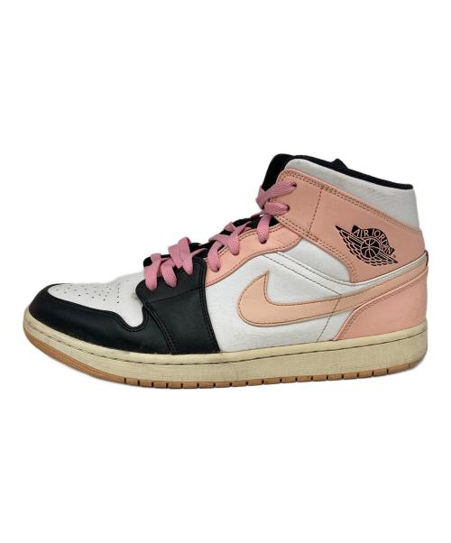 NIKE（ナイキ）NIKE (ナイキ) AIR JORDAN 1 MID ピンク×ブラック サイズ:11.5の古着・服飾アイテム