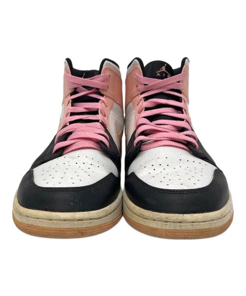 NIKE（ナイキ）NIKE (ナイキ) AIR JORDAN 1 MID ピンク×ブラック サイズ:11.5の古着・服飾アイテム