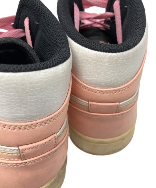 NIKE（ナイキ）NIKE (ナイキ) AIR JORDAN 1 MID ピンク×ブラック サイズ:11.5の古着・服飾アイテム