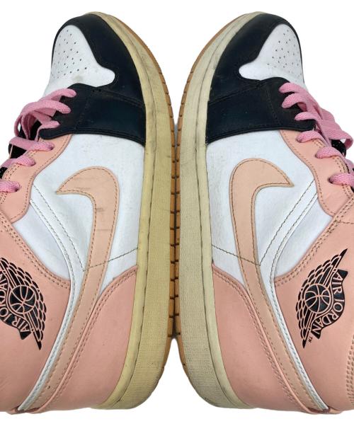 NIKE（ナイキ）NIKE (ナイキ) AIR JORDAN 1 MID ピンク×ブラック サイズ:11.5の古着・服飾アイテム