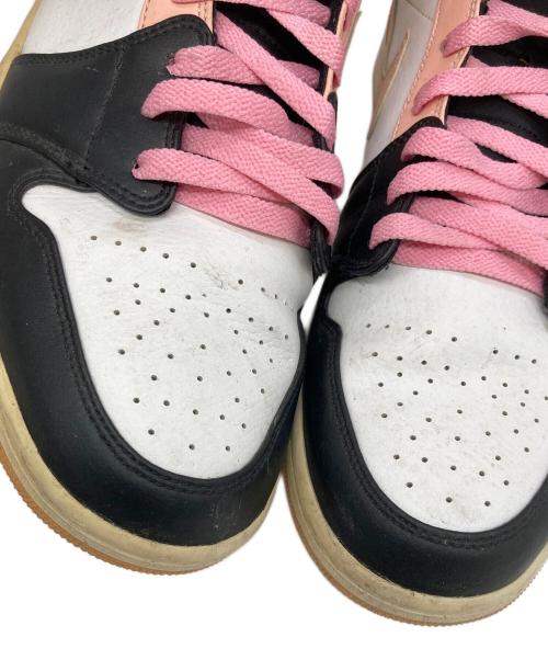 NIKE（ナイキ）NIKE (ナイキ) AIR JORDAN 1 MID ピンク×ブラック サイズ:11.5の古着・服飾アイテム