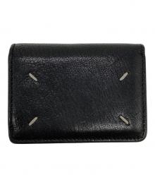 Maison Margiela（メゾンマルジェラ）の古着「4ステッチ3つ折り財布」｜ブラック