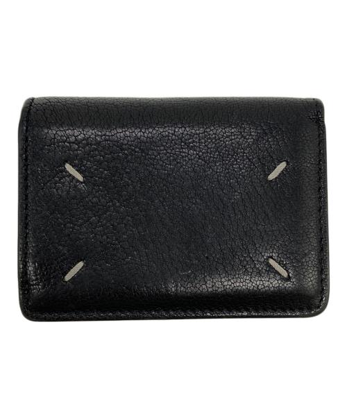 Maison Margiela（メゾンマルジェラ）Maison Margiela (メゾンマルジェラ) 4ステッチ3つ折り財布 ブラックの古着・服飾アイテム