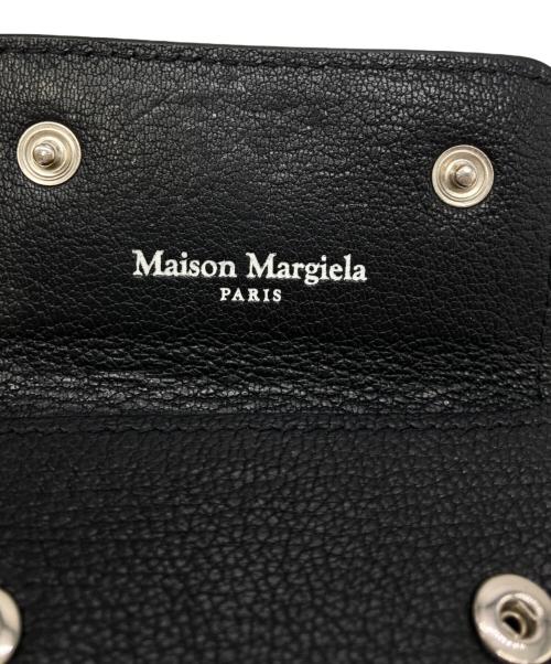 Maison Margiela（メゾンマルジェラ）Maison Margiela (メゾンマルジェラ) 4ステッチ3つ折り財布 ブラックの古着・服飾アイテム