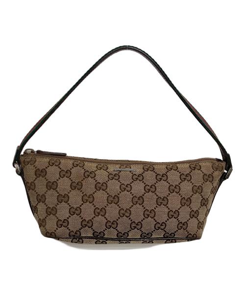 GUCCI（グッチ）GUCCI (グッチ) GG ハンドバッグ ベージュの古着・服飾アイテム