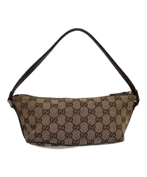 GUCCI（グッチ）GUCCI (グッチ) GG ハンドバッグ ベージュの古着・服飾アイテム