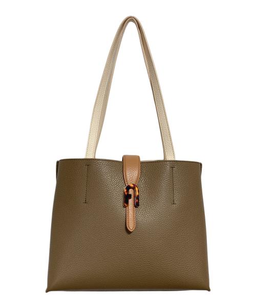 FURLA（フルラ）FURLA (フルラ) SOFIA M TOTEトートバッグ ベージュの古着・服飾アイテム