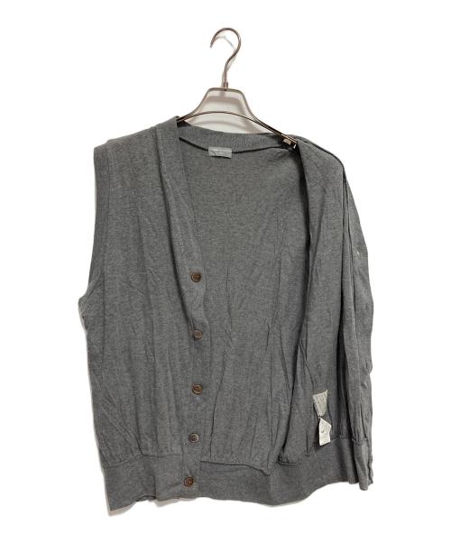 COMME des GARCONS HOMME（コムデギャルソン オム）COMME des GARCONS HOMME (コムデギャルソン オム) ニットベスト グレー サイズ:表記無しの古着・服飾アイテム