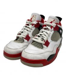 NIKE（ナイキ）の古着「Air Jordan 4 Retro OG "Fire Red"」｜ホワイト×レッド