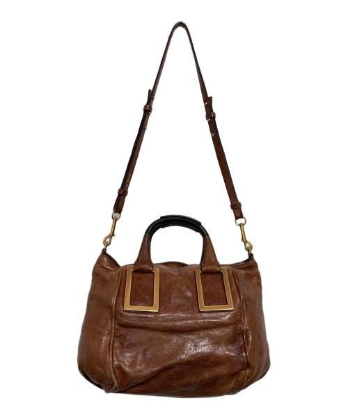 Chloe（クロエ）Chloe (クロエ) エテル 2WAYバッグ ブラウンの古着・服飾アイテム