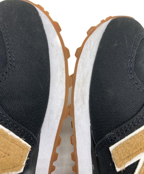 NEW BALANCE（ニューバランス）NEW BALANCE (ニューバランス) ローカットスニーカー ブラック×ベージュ サイズ:5の古着・服飾アイテム
