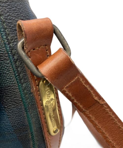 POLO RALPH LAUREN（ポロ・ラルフローレン）POLO RALPH LAUREN (ポロ・ラルフローレン) ブラックウォッチ ショルダーバッグ グリーンの古着・服飾アイテム